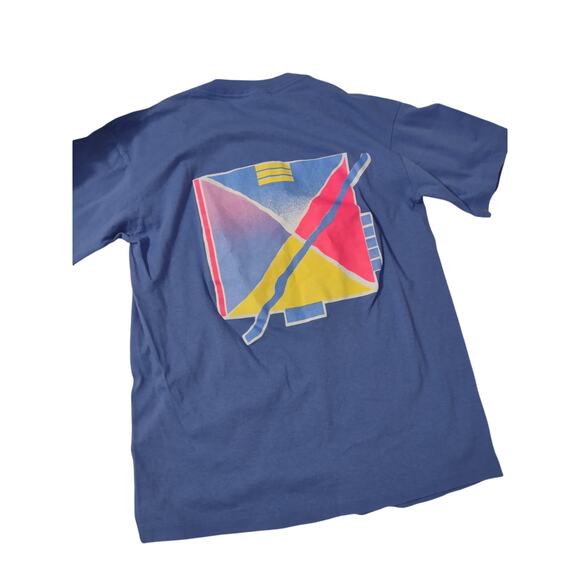 Vintage 90s Nike Swoosh Art Funky Single Stitch Colorful Casual Streetwear - Picture 7 of 7